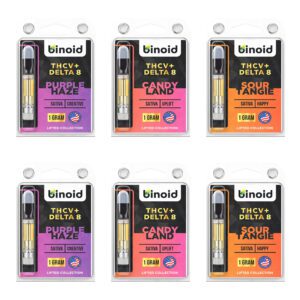 Binoid THCV + Delta 8 Vape Cartridges – Bundle