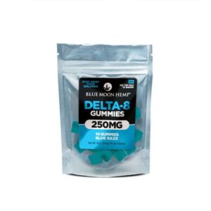 Buy Blue Moon Hemp Delta 8 Gummies – Blue Razz 25mg