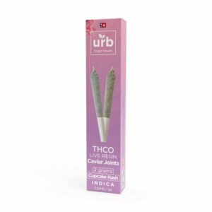 Buy URB THCO Caviar Joint – Cupcake Kush 1G 2 Pack