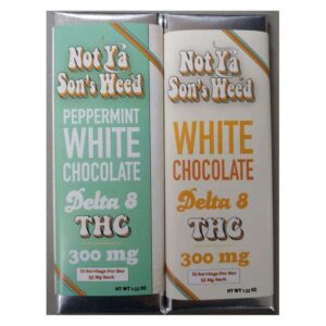 Not Ya Son’s Weed Peppermint White Chocolate Bar Online UK